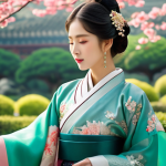 Home 17 공승연 연기력 성장 과정 - **Prompt 1: Historical Serenity**
A graceful young Korean woman, with an elegant and serene expr...